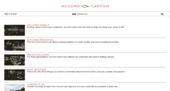 Desktop Screenshot of m.accordcarton.com